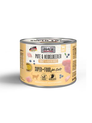 MAC’s konzerva za mačke – Puran & Borovnice 200g