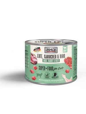 MAC’s konzerva za mačke – Raca, Kunec & Govedina 200g