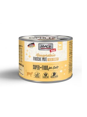 MAC’s konzerva za mačke – Monoprotein Puran 200g