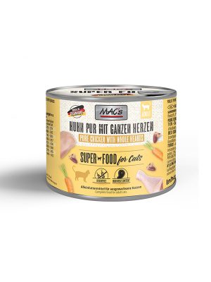MAC’s konzerva za mačke – Piščanec & Cela piščančja srca 200g
