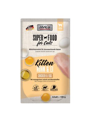 MAC’s mokra hrana za mlade mačke – KITTEN Piščanec & Jajce 100g