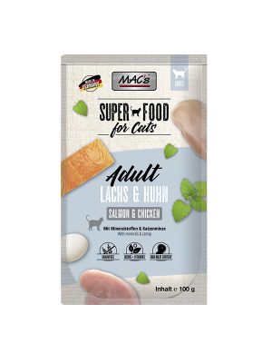 MAC’s mokra hrana za odrasle mačke – Losos & Piščanec 100g
