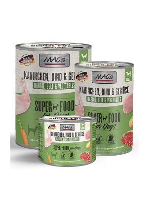 MAC’s konzerva za pse – Kunec, Govedina & Zelenjava