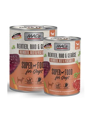 MAC’s konzerva za pse – Severni jelen, Govedina & Zelenjava