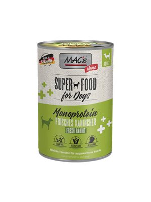 MAC’s konzerva za pse – Monoprotein Kunec